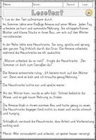 Vorschau - Arbeitsblätter - Fabel - Die Ameise und die Heuschrecke, Leseverständnis - Arbeitsblätter Grundschule Kl. 4–6 - Seite 2