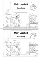 Vorschau - Arbeitsblätter - Leseheft Haustiere | Leseförderung Klasse 1 + 2 - Seite 3