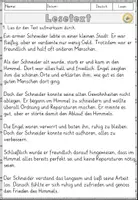 Vorschau - Arbeitsblätter - Märchen - Der Schneider im Himmel, Leseverständnis - Schreiben & Verstehen - Arbeitsblätter - Seite 2