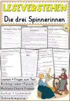 Vorschau - Arbeitsblätter - Materialpaket : Märchen – Rätsel, Wunder und Schicksal Leseverständnis (Klasse 4–6) mit Arbeitsblättern - Seite 1