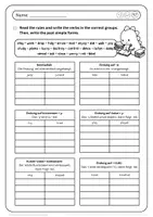 Vorschau - Arbeitsblätter - Past Simple: Regular Verbs - Worksheets - Seite 3