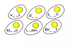 Vorschau - Bildkarten - Wörter mit ei oder ie im Spiegelei - Seite 2