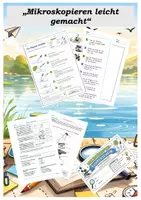 Vorschau - Arbeitsblätter - Mikroskopierführerschein: Präparate, Mikroskopieren & Zeichnen - Komplettpaket für Klasse 5/6 - Deckblatt