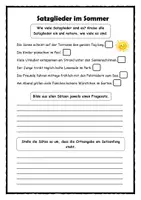Vorschau - Stundenentwürfe - Satzglieder im Sommer - Satzglieder erkennen und umstellen - Seite 3