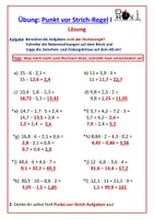 Vorschau - Arbeitsblätter - Rechenregeln anwenden (Dezimalbrüche) - Seite 2