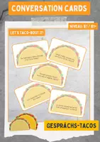 Vorschau - Arbeitsblätter - Conversation / Discussion Cards - Let's talk about it! - Deckblatt
