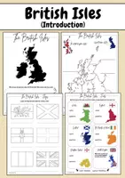 Vorschau - Arbeitsblätter - British Isles - Introduction worksheets - Deckblatt