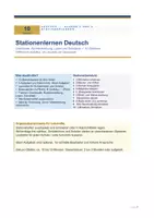 Vorschau - Arbeitsblätter - Stationenlernen Deutsch Klasse 5 + 6 | 10 Stationen | Grammatik, Rechtschreibung, Lesen, Schreiben | differenziert | mit Laufzettel | sofort einsetzbar - Deckblatt