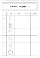 Vorschau - Arbeitsblätter - Rechenspaziergang 1x1 Sommer (Einmaleins Üben) - Seite 3