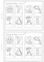 Vorschau - Arbeitsblätter - Sommer Klasse 1 - Miniheft Deutsch 1. Klasse | Sommer Grundschule Klasse 1 | Arbeitsblätter Sommer | Leseförderung | DaZ Sommer | Lesen und Schreiben zum Sommer | Sommer 1. Klasse - Seite 3