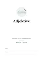 Vorschau - Stundenentwürfe - Arbeitsheft Adjektive: Grammatik, Steigerung & Wortfelder - Deutsch Klasse 5/6 - Seite 1