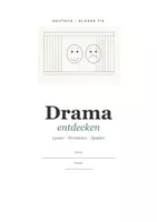 Vorschau - Arbeitsblätter - Arbeitsheft Drama: Grundlagen, Szenenanalyse & Rollenspiel - Deutsch Klasse 7/8 - Seite 1