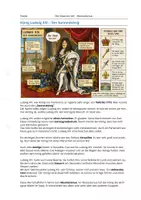 Vorschau - Arbeitsblätter - Französische Revolution: "Der Staat bin ich?" - König Ludwig & Absolutismus - Seite 1