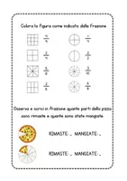 anteprima - Esercizi - Schede didattiche sulle frazioni per la classe terza - Pagina 2
