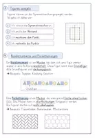 Vorschau - Merkblätter - Lernblatt - Achsensymmetrie und Muster - Seite 2