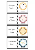 Vista previa - Refuerzo / NEE / Materiales de apoyo - Telling the time - bundle - página 1