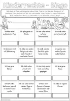 Vorschau - Arbeitsblätter - Kinderrechte - Bingo - Seite 3