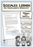 Vorschau - Stundenentwürfe - Soziales Lernen: Sozialtraining-Paket "Kommunikation" - Konfliktlösung & Komplimente / Klasse 2-5 - Seite 1
