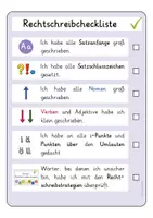 Vorschau - Aufgabenkarten - Rechtschreibcheckliste - Seite 1