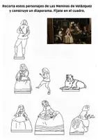 Vista previa - Manualidades / Dibujos para colorear - Las Meninas de Velázquez. Diaporama y presentación. - página 1