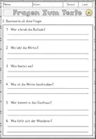Vorschau - Arbeitsblätter - Ballade: Die Wirtin an der Lahn — Clemens Brentano, Klasse 4-6 | Lesen & Verstehen | Grundschule | Arbeitsblätter - Seite 3