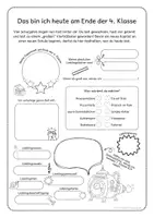 Vorschau - Arbeitsblätter - Erinnerungsbuch Grundschule | Abschied 4. Klasse | Freundebuch, Reflexion & Abschlussheft - Seite 2
