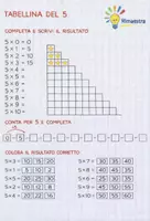 anteprima - Esercizi - Esercizi con le tabelline del 4-5-6 - Pagina 1