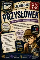 zapowiedź - SPRAWDZIAN A i B - przysłówek - kl. 7-8 + klucz - obwoluta