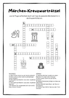 Vorschau - Stundenentwürfe - Märchenrätsel - Kreuzworträtsel, Suchsel, Märchen-ABC, Märchen-Labyrinth - Seite 2