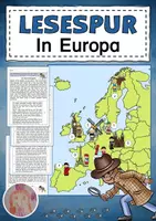Vorschau - Arbeitsblätter - Lesespurgeschichte Europa - Deckblatt