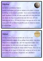 Vorschau - Arbeitsblätter - Das Sonnensystem und seine Planeten - Lernschachtel - Seite 2