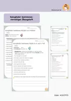 Vorschau - Arbeitsblätter - Übungsheft Satzglieder bestimmen (Subjekt, Prädikat, O3, O4, Ergänzungen der Zeit und des Ortes) - Deckblatt