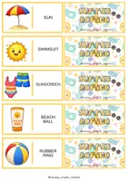 Vista previa - Juegos / Gamificación - SUMMER DOMINO (WITH PICTURES AND WORDS) - página 2