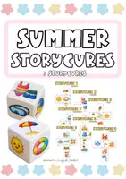 Vista previa - Juegos / Gamificación - SUMMER STORYDICE (7 CUBES SET) - Portada