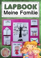 Vorschau - Arbeitsblätter - Familie Lapbook - Deckblatt
