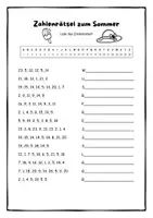 Vorschau - Stundenentwürfe - Sommerrätsel - Suchsel, Kreuzworträtsel, Zahlenrätsel, Sommer-ABC, Labyrinth - Seite 3