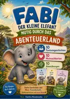 Vorschau - Bildkarten - Fabi, der kleine Elefant – Mutig durchs Abenteuerland - Deckblatt
