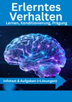 Vorschau - Arbeitsblätter - Erlerntes Verhalten – Lernen, Konditionierung, Prägung - Deckblatt