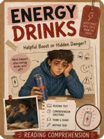 Vorschau - Arbeitsblätter - Energy Drinks – Reading Comprehension & Writing Task (B1–B2) - Deckblatt