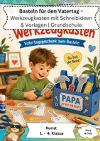 Vorschau - Arbeitsblätter - Vatertag Kunst Klasse 1-4– Werkzeugkasten - Deckblatt