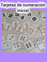 Vista previa - Hojas de trabajo - Tarjetas de numeración inicial - Portada