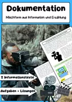 Vorschau - Arbeitsblätter - Die Dokumentation Medienanalyse Deutsch - Deckblatt