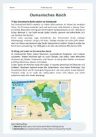 Vorschau - Arbeitsblätter - Das Osmanische Reich – Handel, Macht und kultureller Austausch - Seite 1