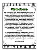 Vista previa - Tarjetas / Manipulativos - Tarjetas retos para entrenar tu atención - página 1