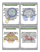 Vista previa - Tarjetas / Manipulativos - Tarjetas retos para entrenar tu atención - página 2