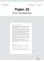 Vorschau - Text - Psalm 23 - Eine Fantasiereise - Deckblatt
