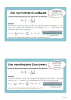 Vorschau - Fördermaterial/Inklusion - Lernkarten Prozentrechnung – Grundwert, Prozentwert & Prozentsatz | Klasse 7/8 - Seite 3