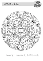 Vorschau - Mal- und Bastelvorlagen - Fußball Weltmeisterschaft 2026 – Mandalas – (Klasse 1–4) - Seite 2