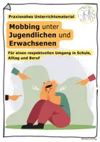 Vorschau - Arbeitsblätter - Mobbing erkennen und verhindern – Jugendliche und Erwachsene im Fokus - Deckblatt