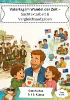 Vorschau - Arbeitsblätter - Vatertag, Geschichte Klasse 5/6 - Deckblatt